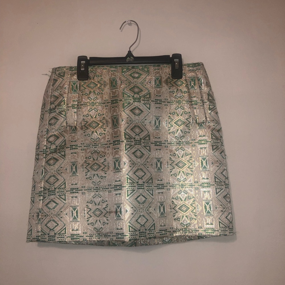 J. Crew holiday skirt